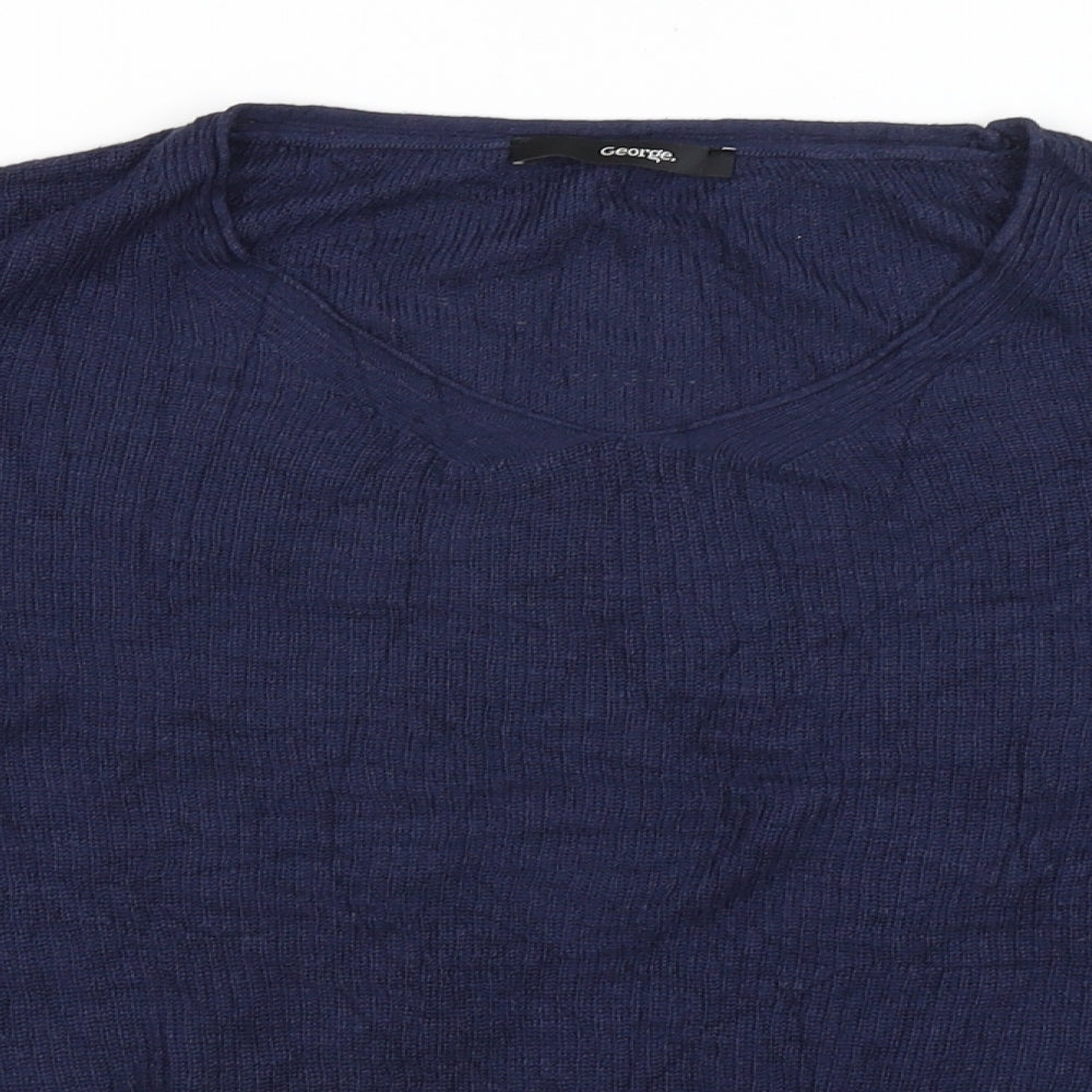 George Womens Blue   Pullover Jumper Size 12