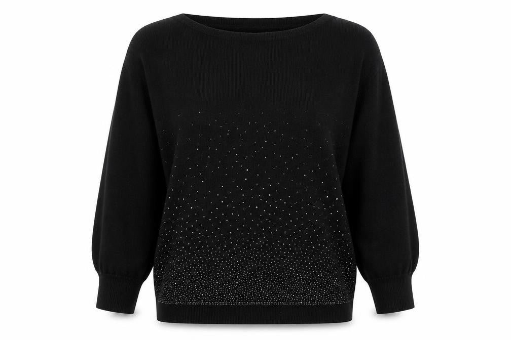 Oasis Womens Black   Pullover Jumper Size S