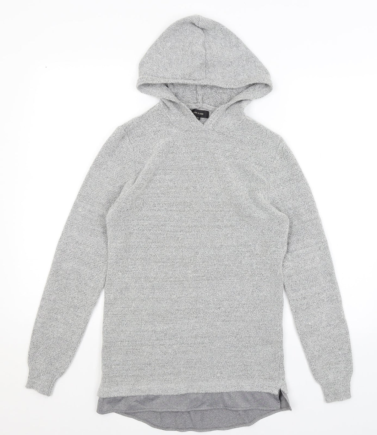River Island Womens Grey   Pullover Hoodie Size XS
