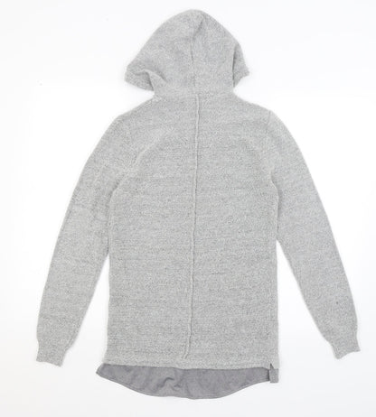 River Island Womens Grey   Pullover Hoodie Size XS