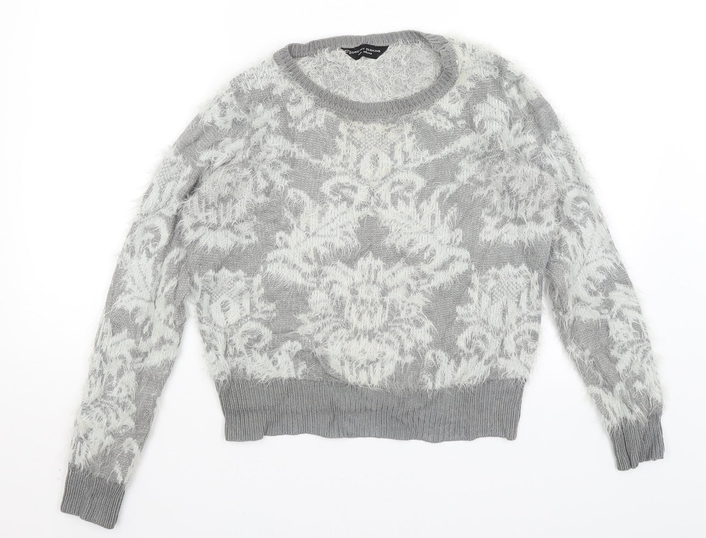 Womens UK Size 14 Dorothy Perkins Grey Pullover Jumper