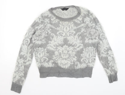 Womens UK Size 14 Dorothy Perkins Grey Pullover Jumper