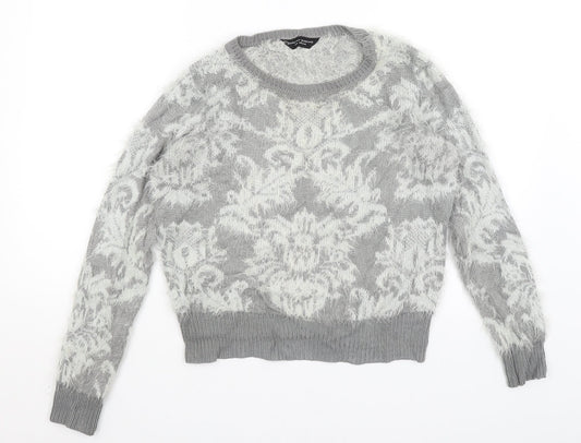 Womens UK Size 14 Dorothy Perkins Grey Pullover Jumper