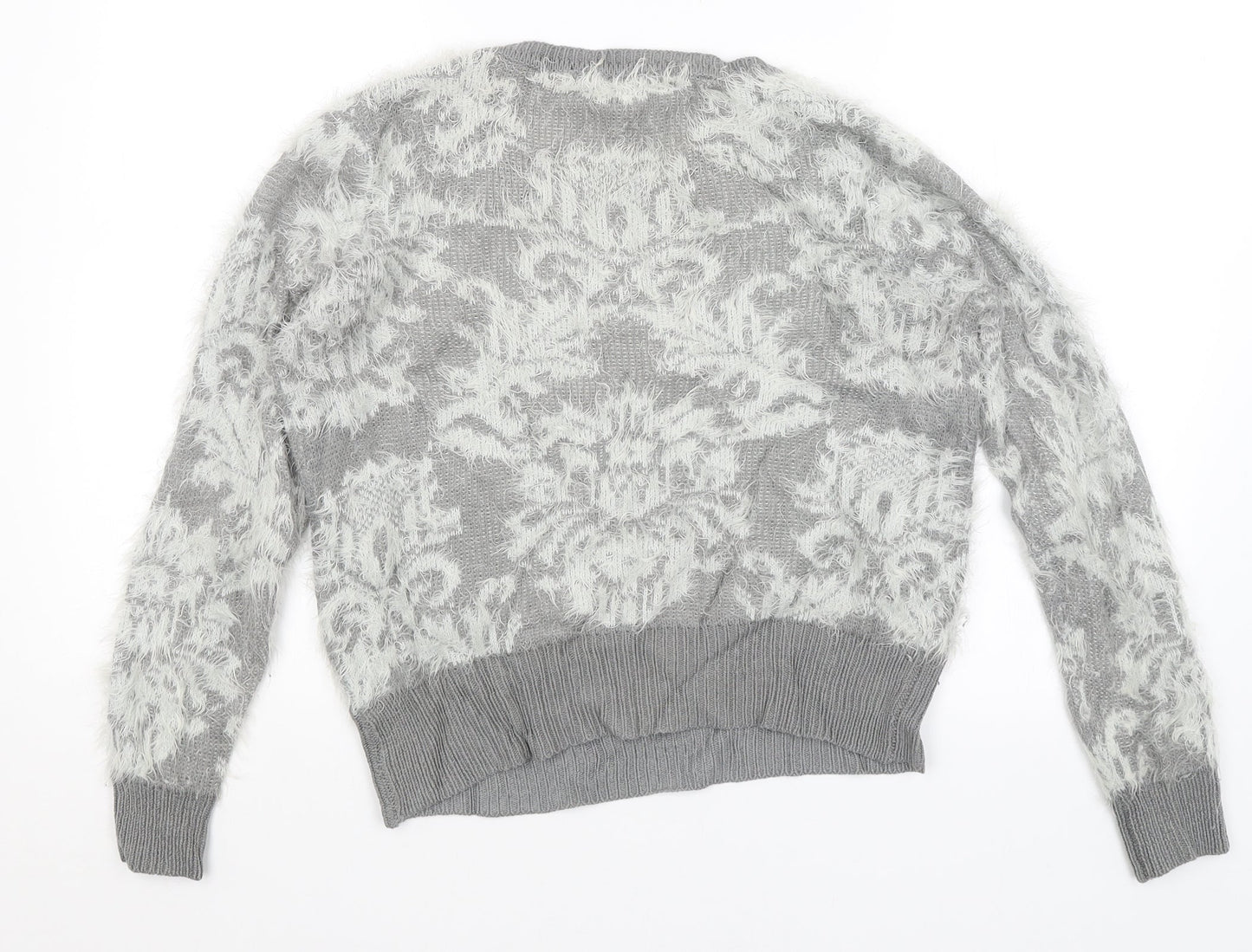 Womens UK Size 14 Dorothy Perkins Grey Pullover Jumper