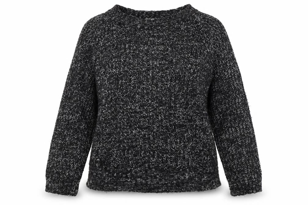 Womens UK Size 8 Papaya Black Pullover Jumper