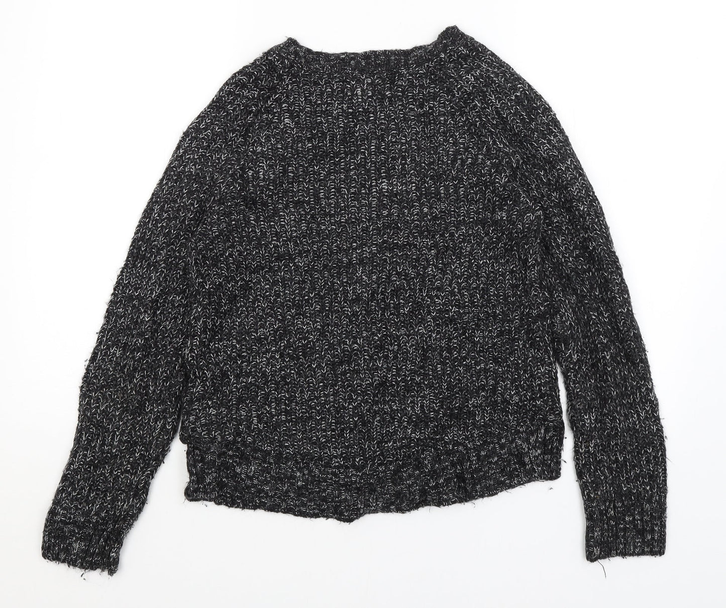 Womens UK Size 8 Papaya Black Pullover Jumper