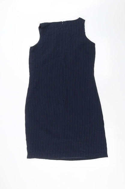 AYC Womens Blue Striped  Shift  Size 6