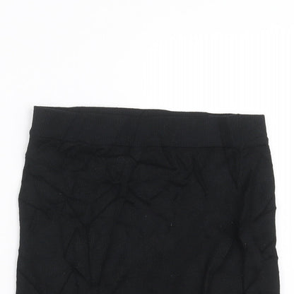 New Look Girls Black  Knit Straight & Pencil Skirt Size 12-13 Years