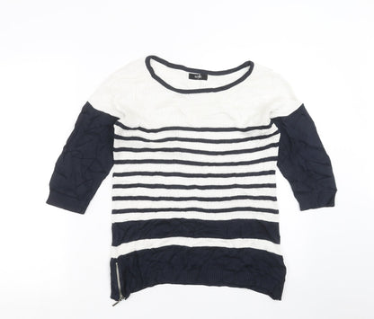 Womens UK Size S Wallis Blue Pullover Jumper