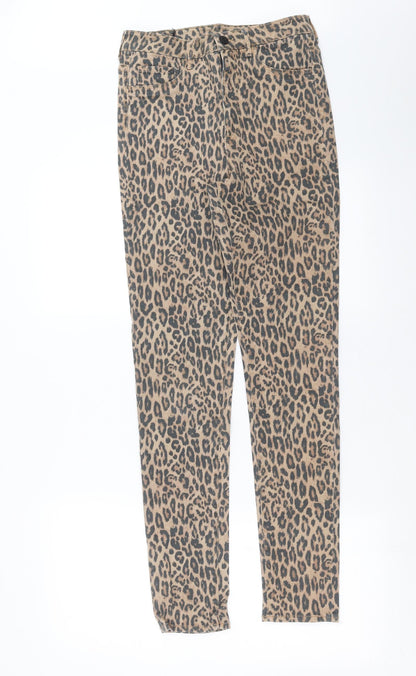 Womens UK Size 29 in H&M Extra-Slim Fit Skinny Beige Jeans