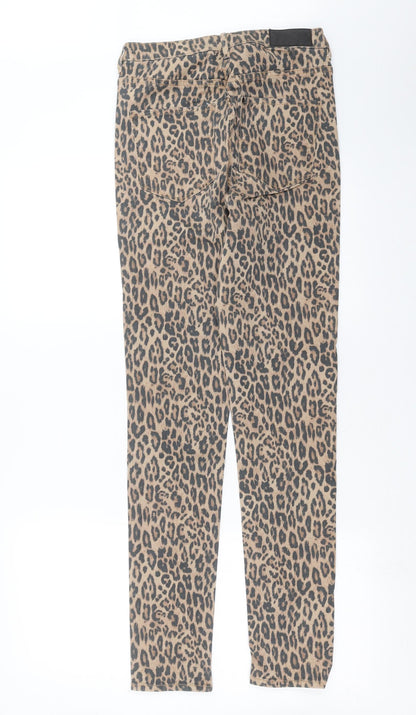 Womens UK Size 29 in H&M Extra-Slim Fit Skinny Beige Jeans