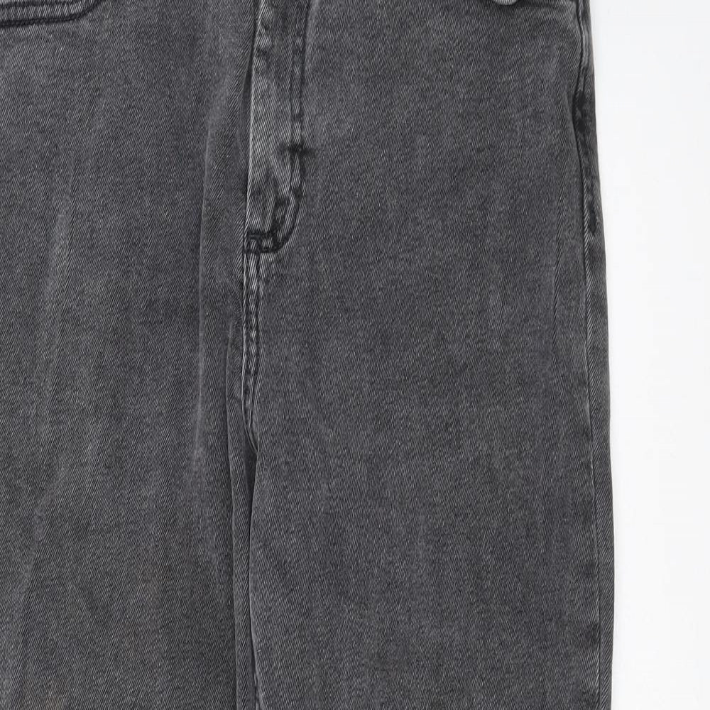 ASOS Womens Grey  Denim Mom Jeans Size 28 in L26 in