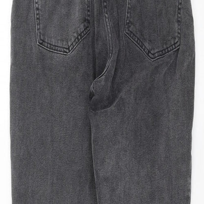 ASOS Womens Grey  Denim Mom Jeans Size 28 in L26 in