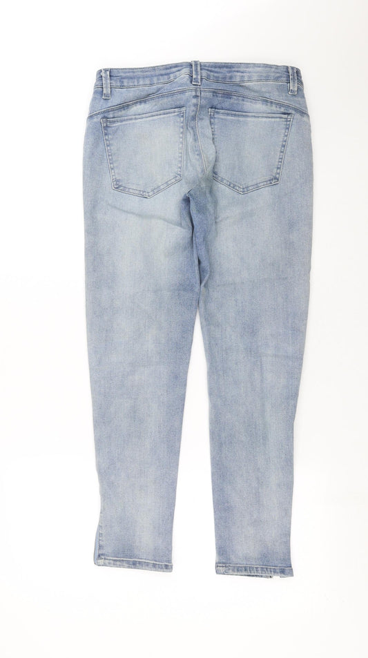 Ashley Mason Womens Blue  Denim Skinny Jeans Size 30 in L27 in