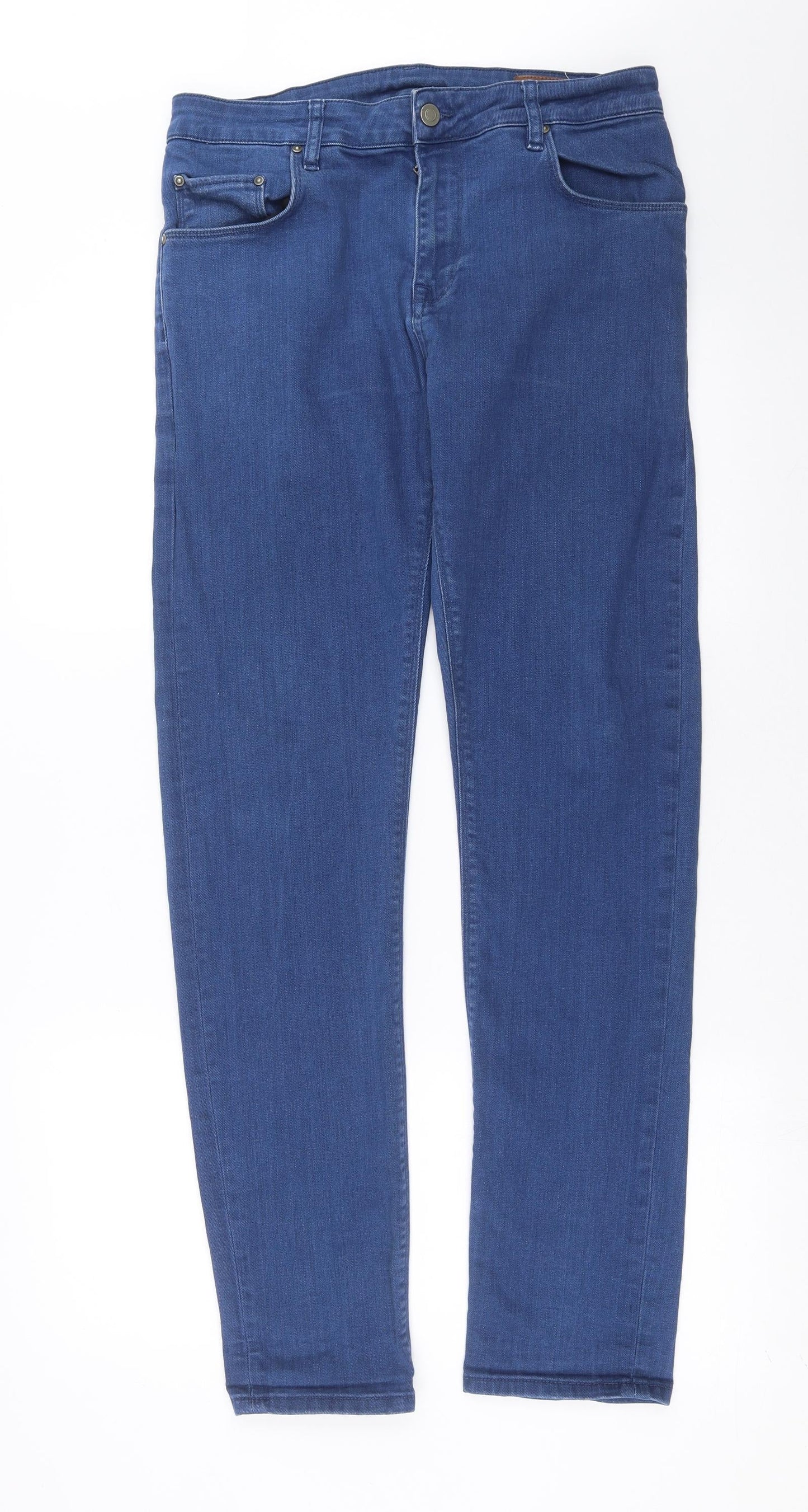 ASOS Womens Blue  Denim Skinny Jeans Size 32 in L32 in