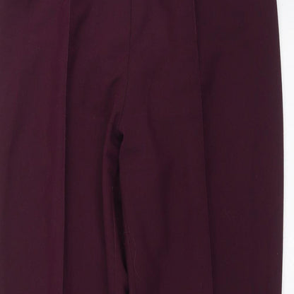 Womens UK Size 12 Arista Regular Fit  Purple Trousers