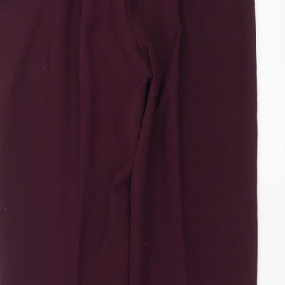Womens UK Size 12 Arista Regular Fit  Purple Trousers