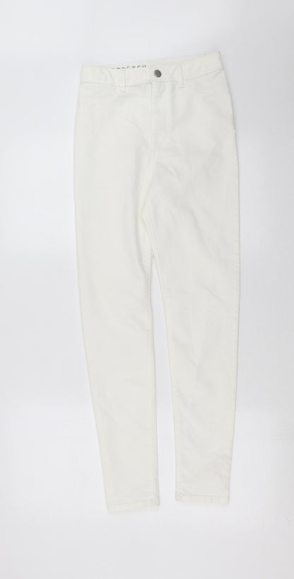 Womens UK Size 8 Marks and Spencer Extra-Slim Fit Skinny White Jeans