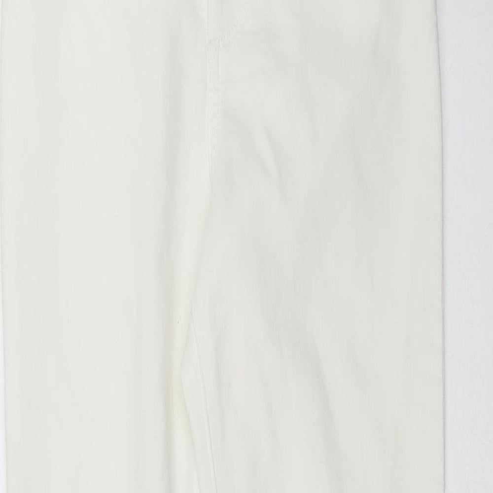 Womens UK Size 8 Marks and Spencer Extra-Slim Fit Skinny White Jeans