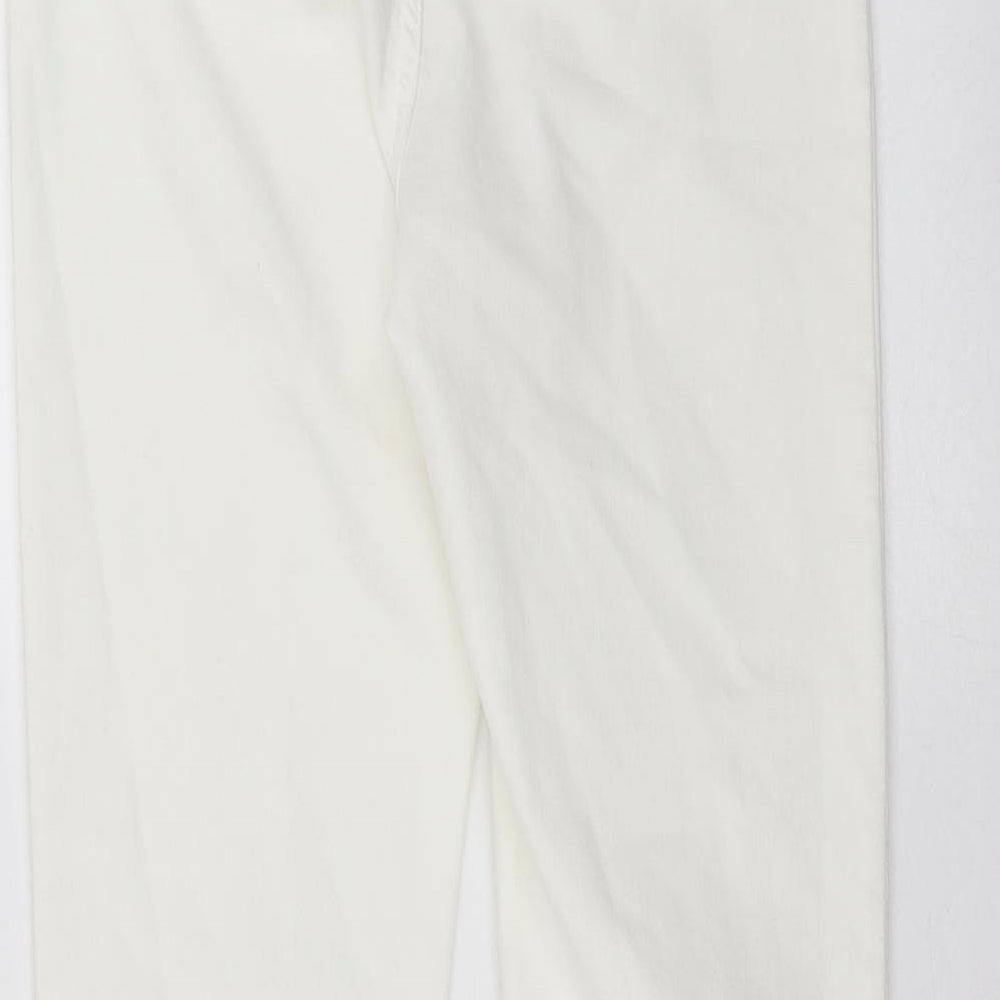 Womens UK Size 8 Marks and Spencer Extra-Slim Fit Skinny White Jeans