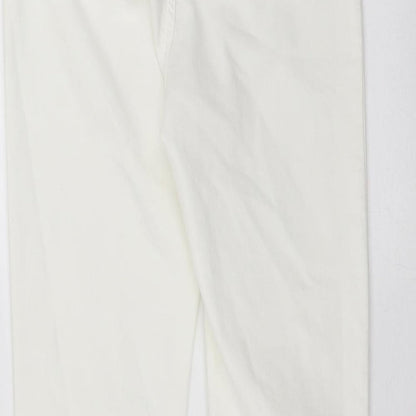 Womens UK Size 8 Marks and Spencer Extra-Slim Fit Skinny White Jeans