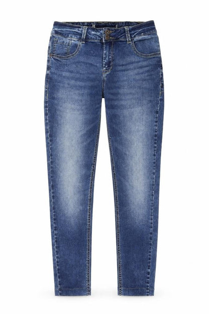 Womens Blue  Denim Skinny Jeans Size 28 in L27 in