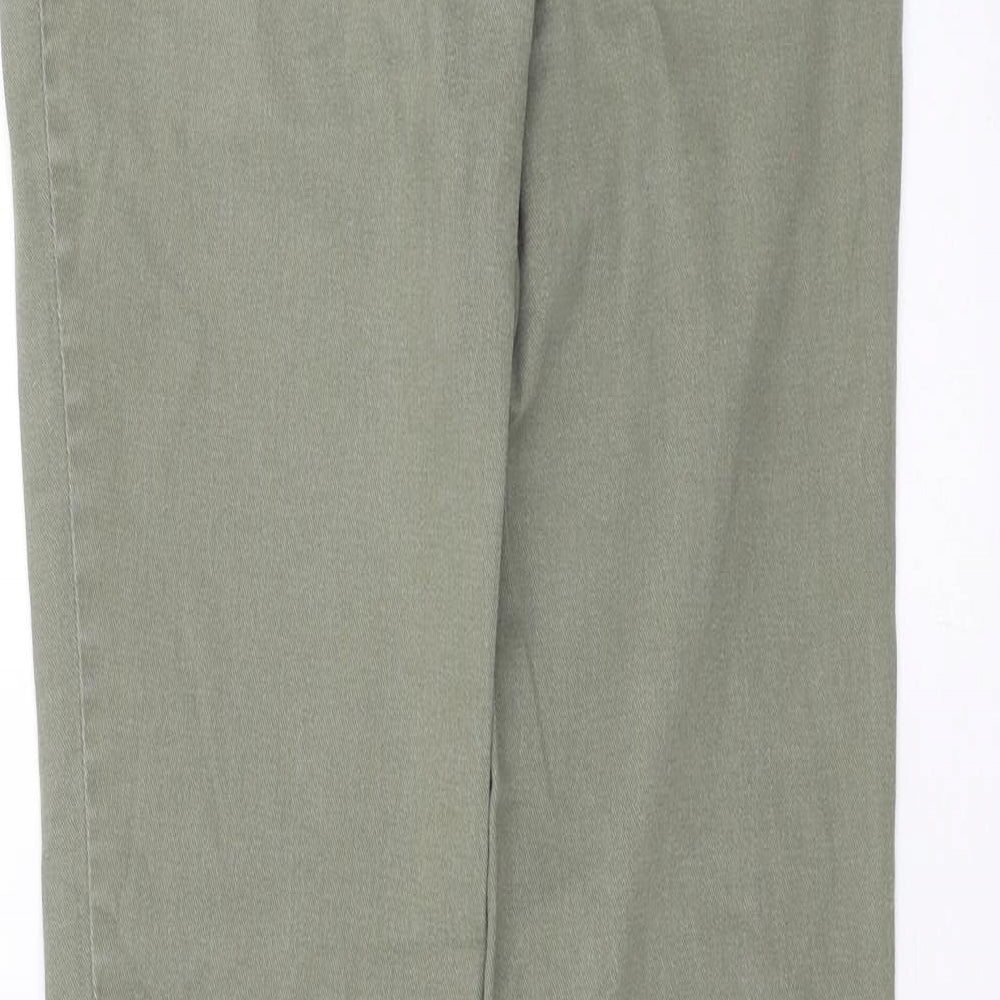 Womens UK Size 8 H&M Extra-Slim Fit Skinny Green Jeans