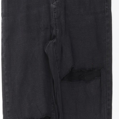 Primark Womens Grey  Denim Skinny Jeans Size 12 L32 in