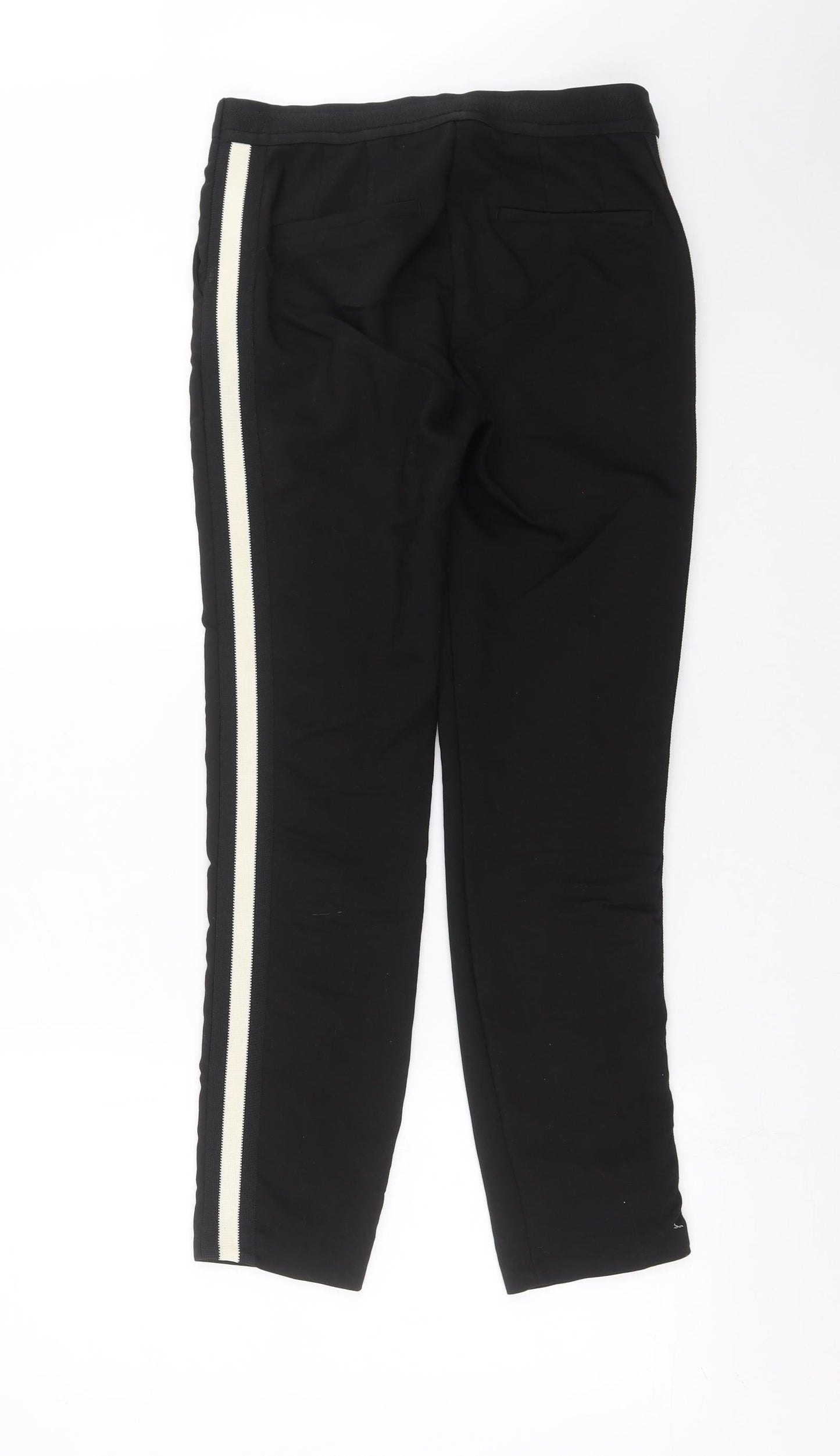 Womens UK Size S Zara Regular Fit  Black Trousers