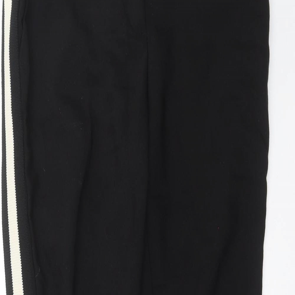Womens UK Size S Zara Regular Fit  Black Trousers