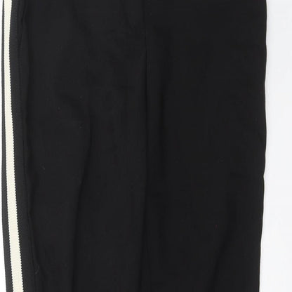 Womens UK Size S Zara Regular Fit  Black Trousers