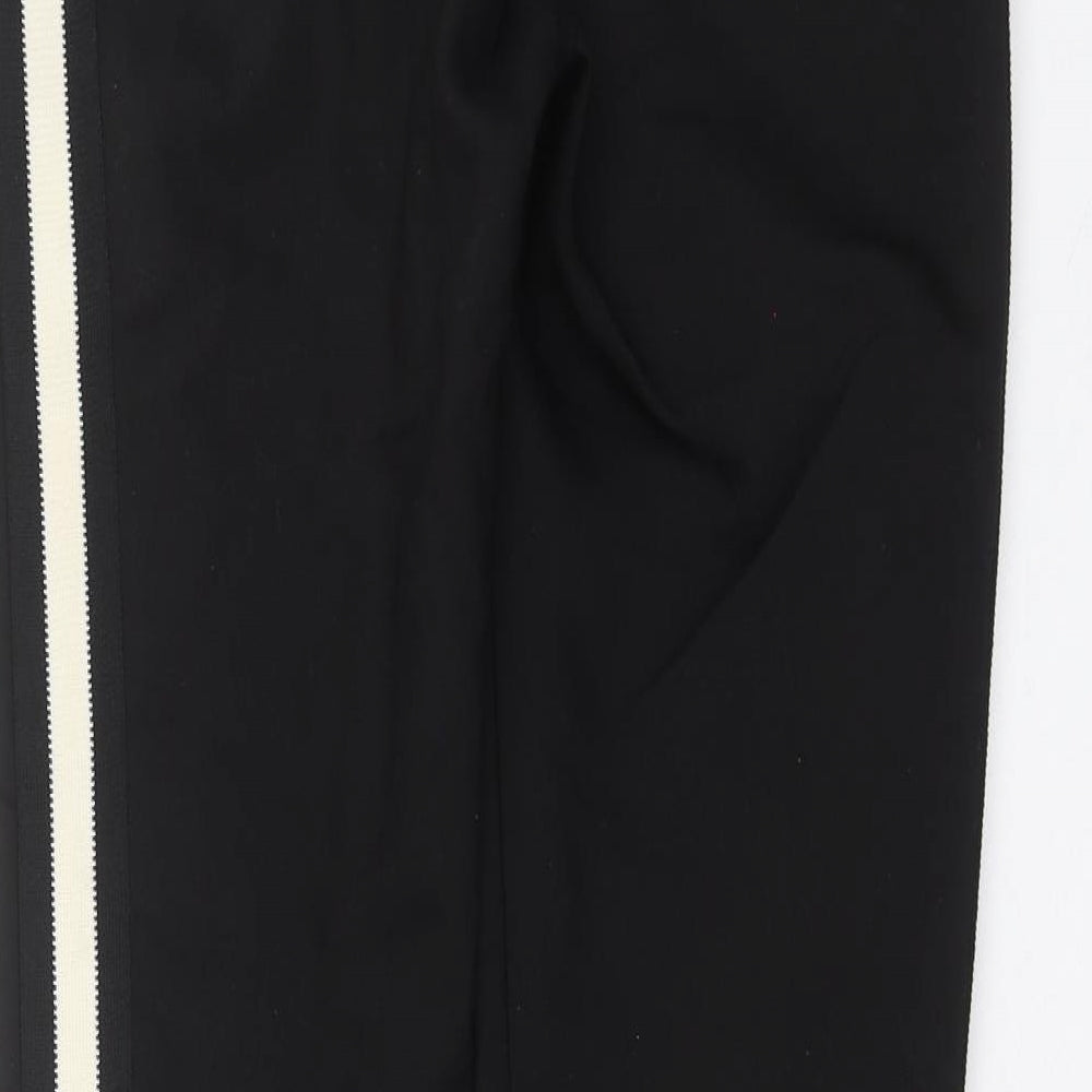 Womens UK Size S Zara Regular Fit  Black Trousers