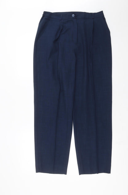 Bonmarché Womens Blue   Trousers  Size 14 L27 in
