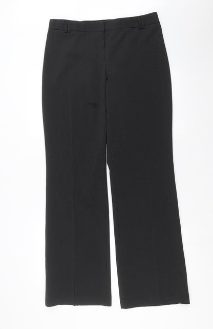 Womens UK Size 14 Marks and Spencer Regular Fit  Black Trousers