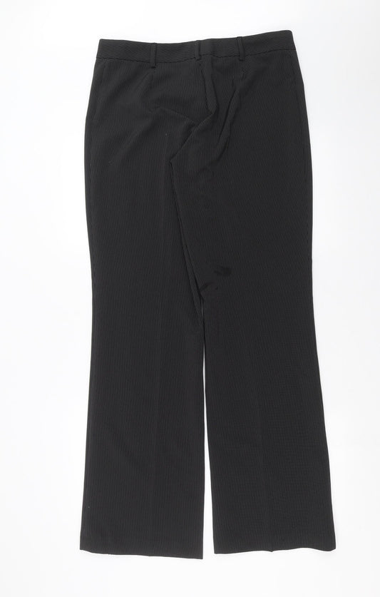 Womens UK Size 14 Marks and Spencer Regular Fit  Black Trousers