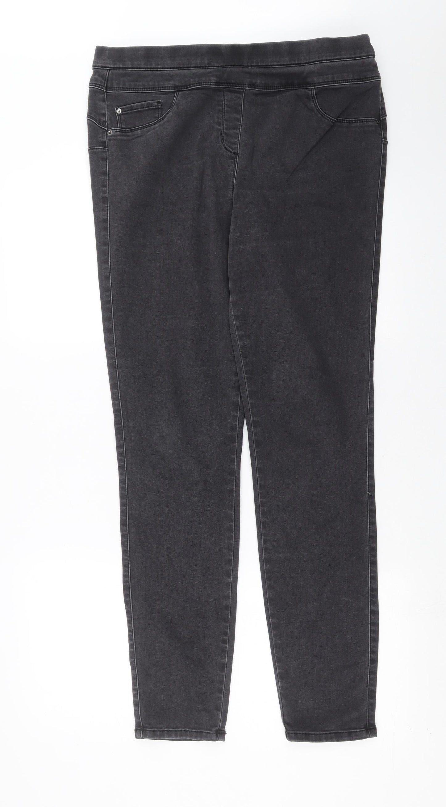 Womens UK Size 34 in Preworn Extra-Slim Fit Jegging Grey Jeans