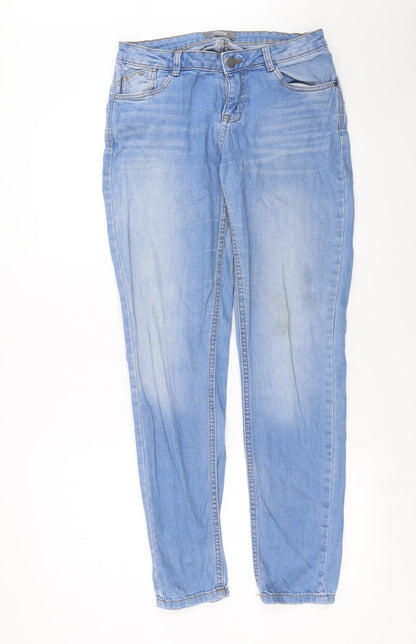 Dorothy Perkins Womens Blue  Denim Skinny Jeans Size 10 L32 in