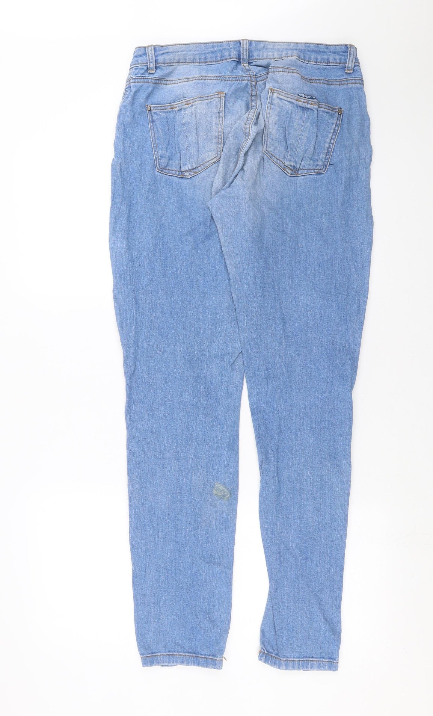 Dorothy Perkins Womens Blue  Denim Skinny Jeans Size 10 L32 in