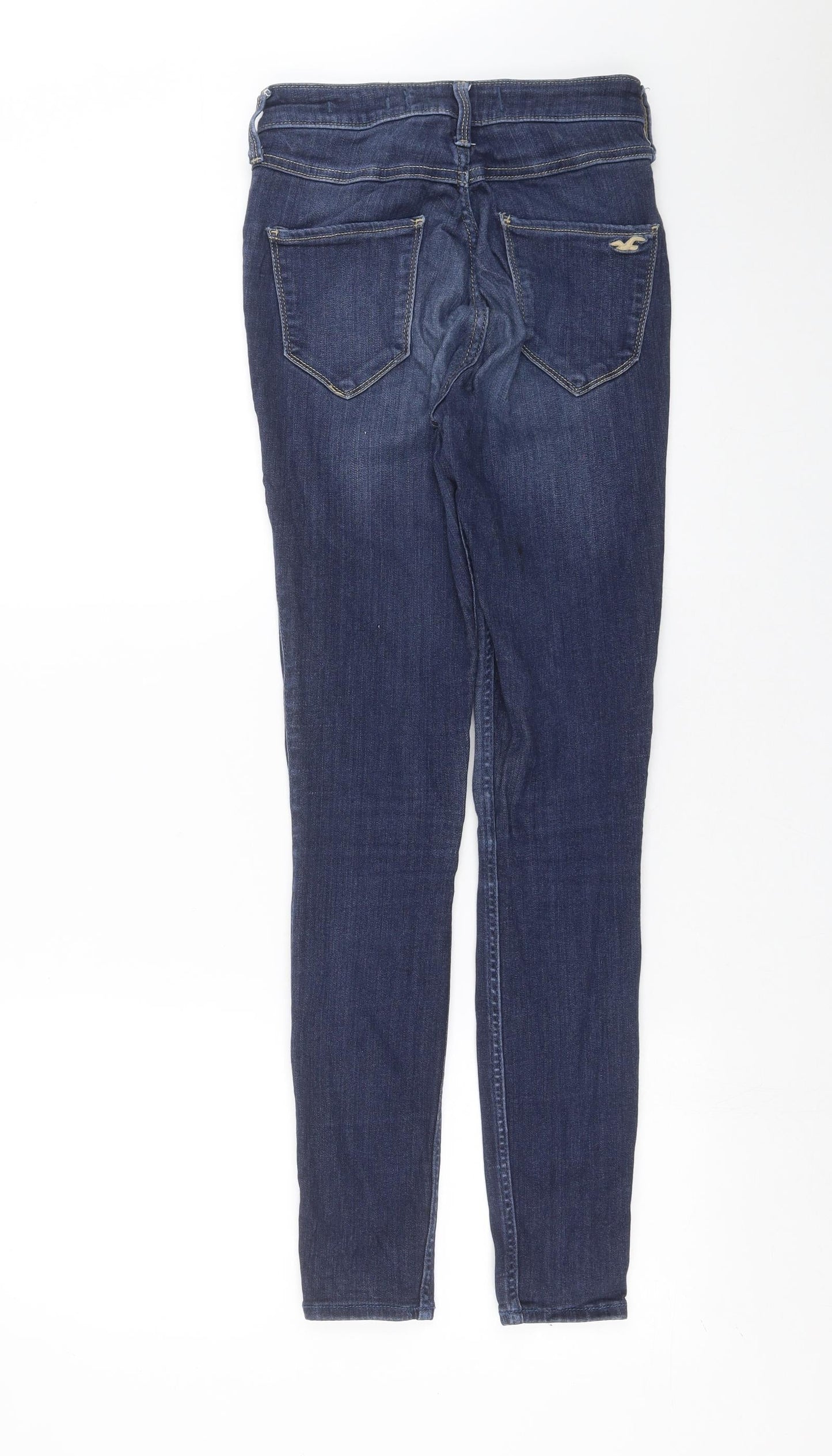Hollister Womens Blue  Denim Skinny Jeans Size 25 in L28 in