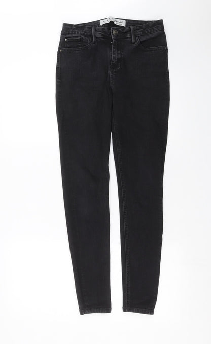 Primark Womens Black  Denim Skinny Jeans Size 10 L29 in