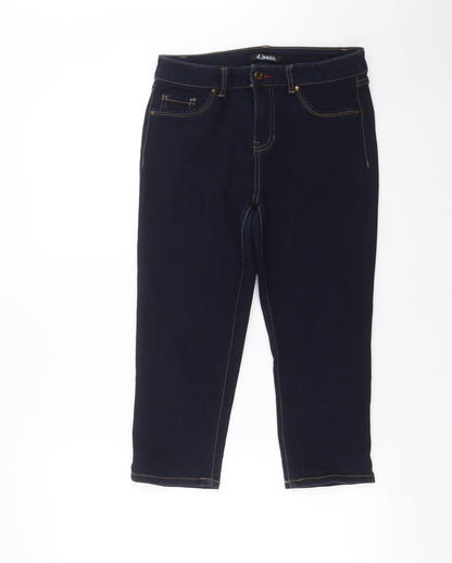 Womens UK Size 6 D. Jeans Extra-Slim Fit Cropped Blue Jeans