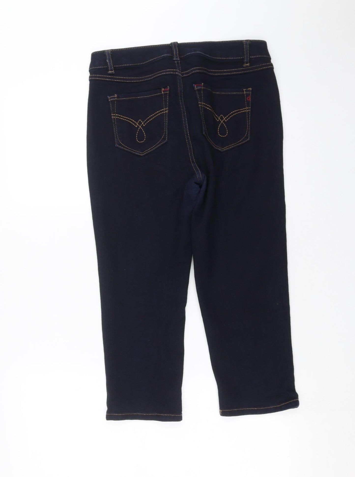 Womens UK Size 6 D. Jeans Extra-Slim Fit Cropped Blue Jeans