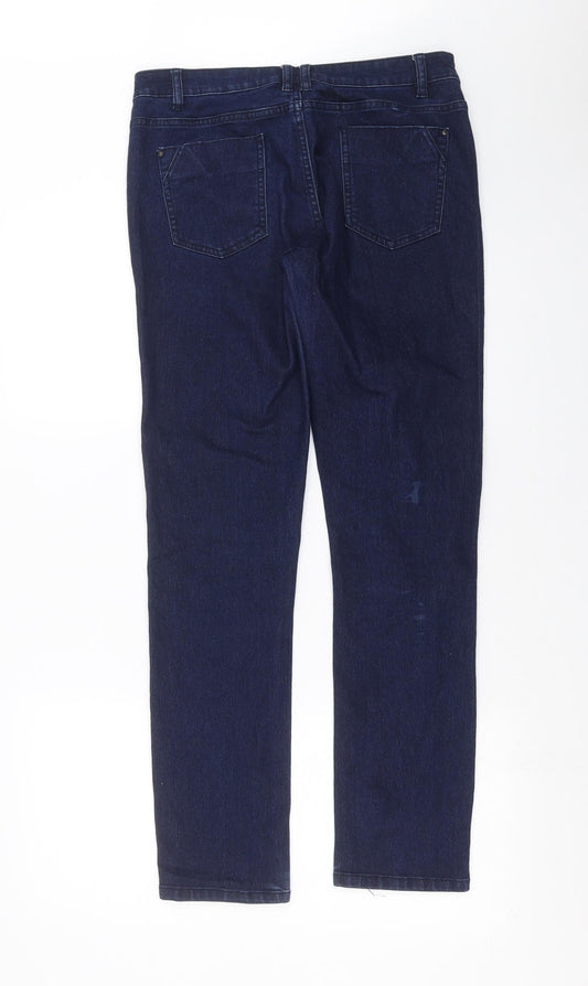 Primark Womens Blue  Denim Skinny Jeans Size 10 L30 in