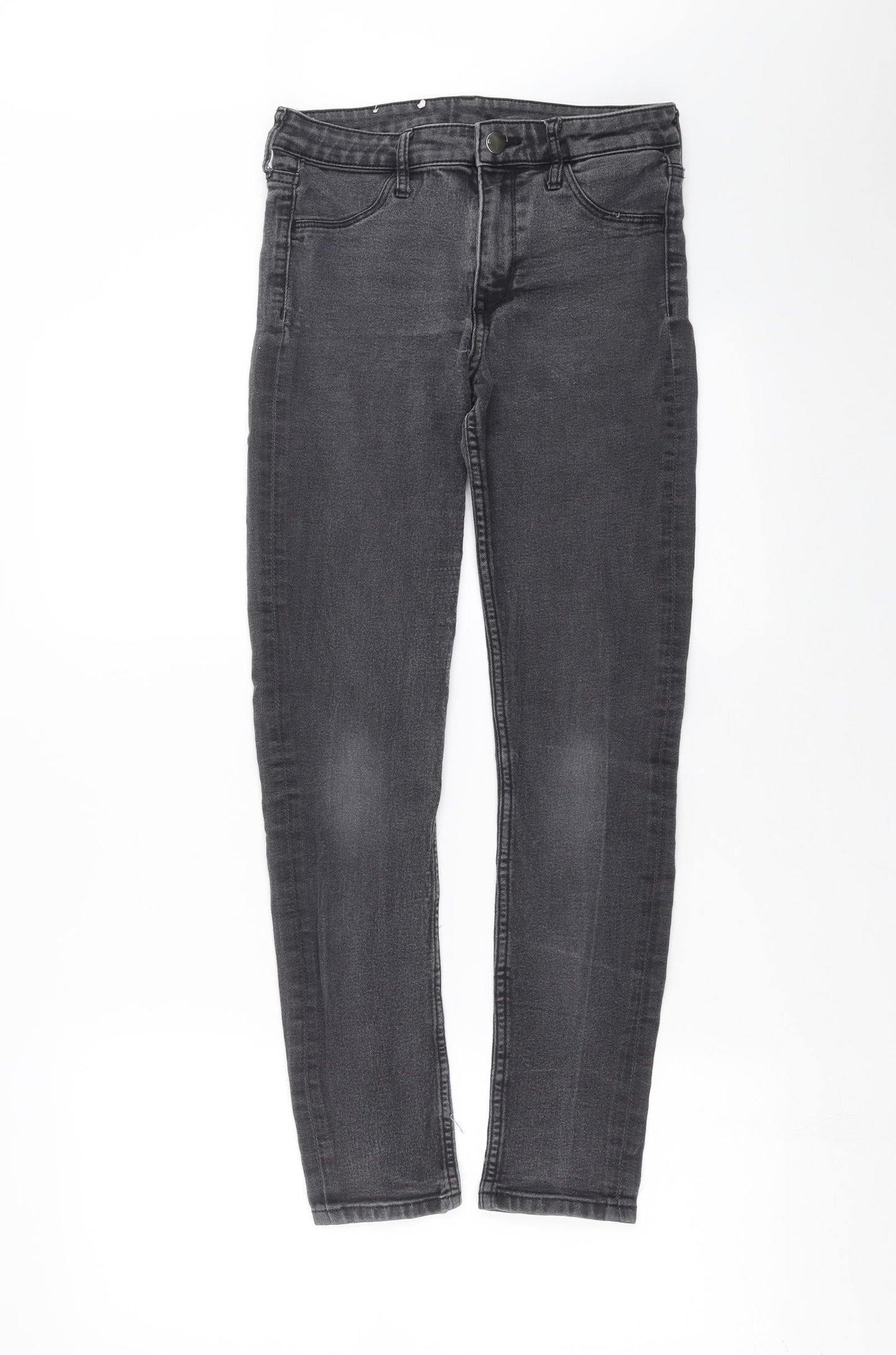 Womens UK Size 26 in H&M Extra-Slim Fit Skinny Grey Jeans