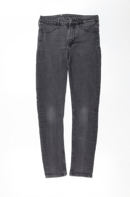 Womens UK Size 26 in H&M Extra-Slim Fit Skinny Grey Jeans