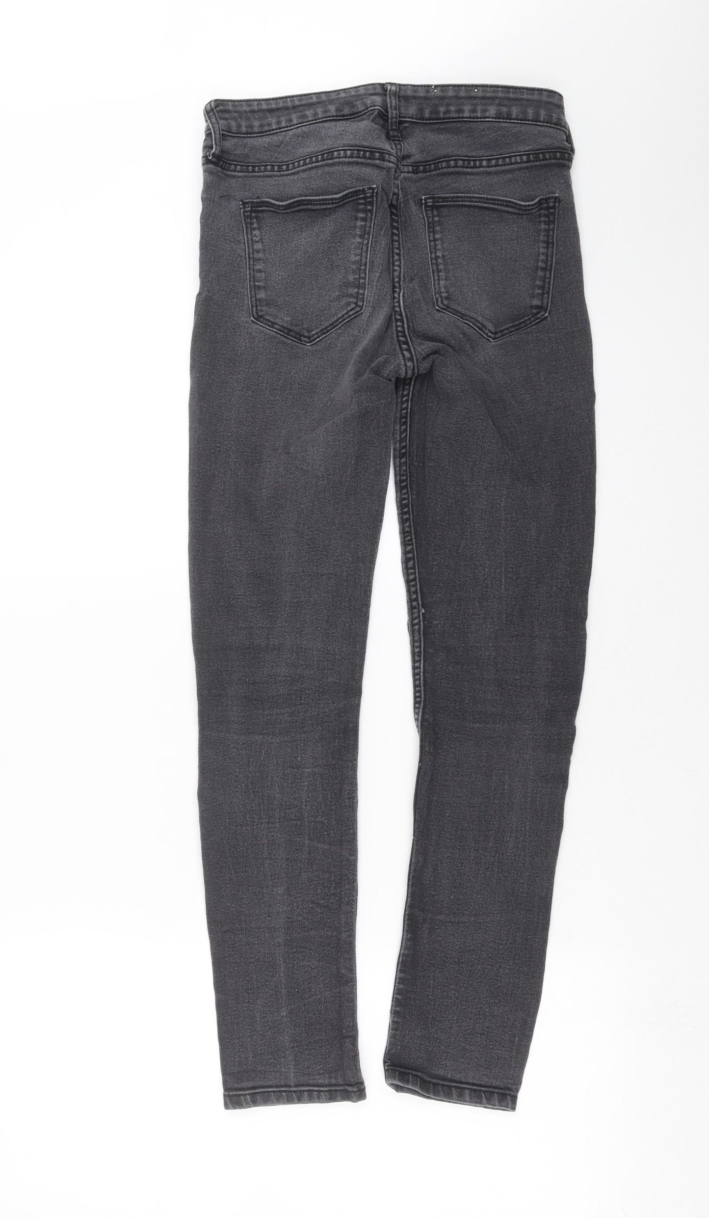 Womens UK Size 26 in H&M Extra-Slim Fit Skinny Grey Jeans