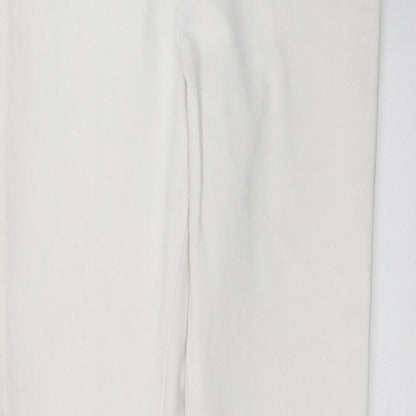 Matalan Womens White  Denim Skinny Jeans Size 10 L28 in