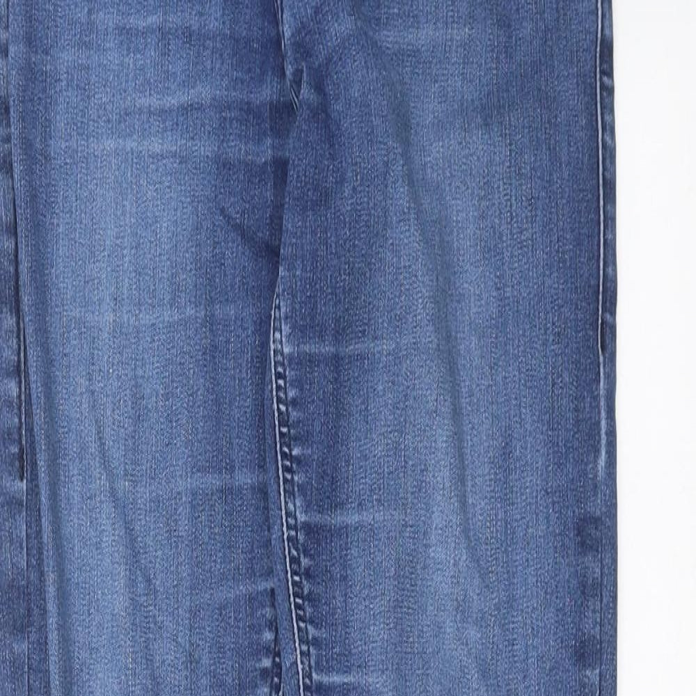 Topshop Womens Blue  Denim Skinny Jeans Size 24 in L27 in
