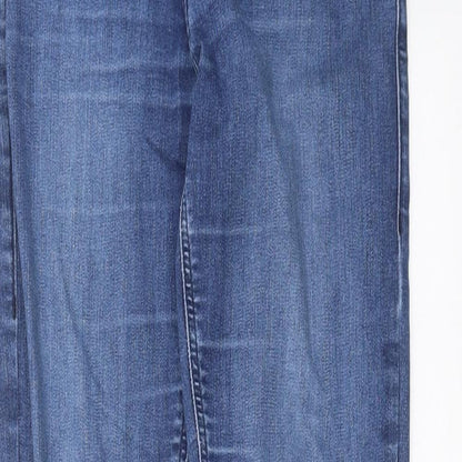 Topshop Womens Blue  Denim Skinny Jeans Size 24 in L27 in