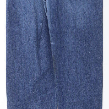 Topshop Womens Blue  Denim Skinny Jeans Size 24 in L27 in